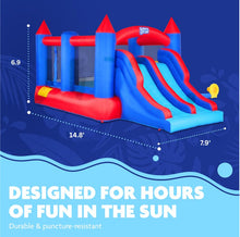 Load image into Gallery viewer, Inflatable Bouncy Castle - with Dual Slides