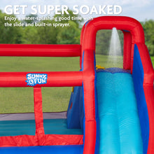 Load image into Gallery viewer, Big Time Bounce-A-Round Inflatable Water Slide Park - with Bounce House and Slide