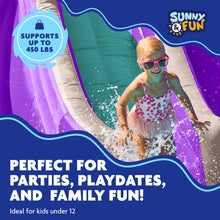 Load image into Gallery viewer, Four Corner Inflatable Water Slide Park - with Wide Slide & Deep Splash Pool