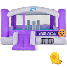 Load image into Gallery viewer, Inflatable Bouncy Castle with Built-In Posts