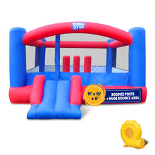 Load image into Gallery viewer, Inflatable Bouncy Castle with Built-In Posts