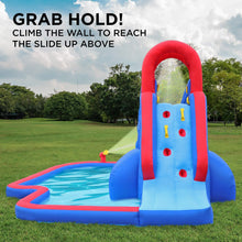 Load image into Gallery viewer, Inflatable Water Park with Slide and Water Gun