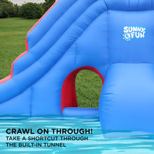 Load image into Gallery viewer, Inflatable Water Park with Slide and Water Gun