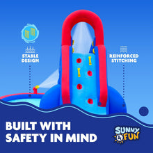 Load image into Gallery viewer, Inflatable Water Park with Slide and Water Gun