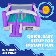 Load image into Gallery viewer, Inflatable Bouncy Castle with Built-In Posts