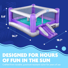 Load image into Gallery viewer, Inflatable Bouncy Castle with Built-In Posts