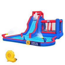 Load image into Gallery viewer, Inflatable Water Park with Slide and Bounce House