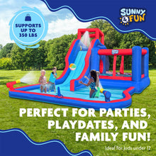 Load image into Gallery viewer, Inflatable Water Park with Slide and Bounce House