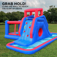 Load image into Gallery viewer, Inflatable Water Park with Slide and Bounce House