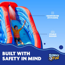 Load image into Gallery viewer, Deluxe Adventure Water Park in Blue and Red