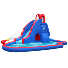 Load image into Gallery viewer, Inflatable Water Park with Slide and Water Gun