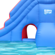 Load image into Gallery viewer, Inflatable Water Park with Slide and Water Gun