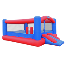 Load image into Gallery viewer, Inflatable Bouncy Castle with Built-In Posts