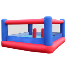 Load image into Gallery viewer, Inflatable Bouncy Castle with Built-In Posts