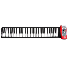 Load image into Gallery viewer, 61 Key Rainbow Roll Up Piano