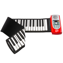 Load image into Gallery viewer, 61 Key Rainbow Roll Up Piano