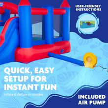 Load image into Gallery viewer, Inflatable Bouncy Castle - with Dual Slides

