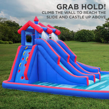 Load image into Gallery viewer, Inflatable Water Park with Large Water Slides and Basketball Hoop
