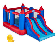 Inflatable Bouncy Castle - with Dual Slides