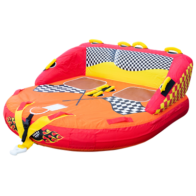Two-Person Towable Tube with Cushioned Handles