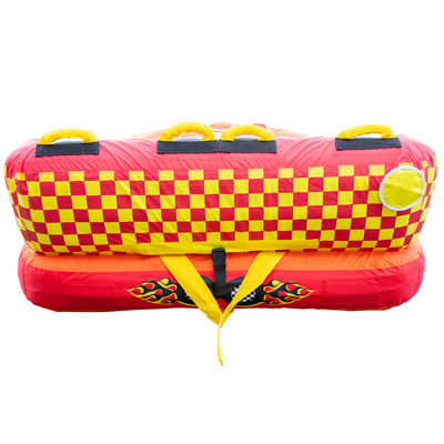 Two-Person Towable Tube with Cushioned Handles
