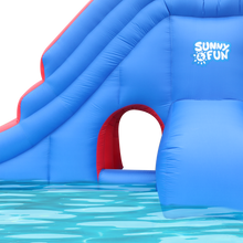 Load image into Gallery viewer, Inflatable Water Park with Slide and Water Gun
