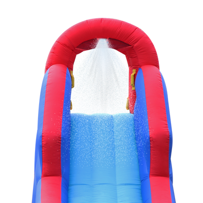 Inflatable Water Slide with Built-In Water Gun