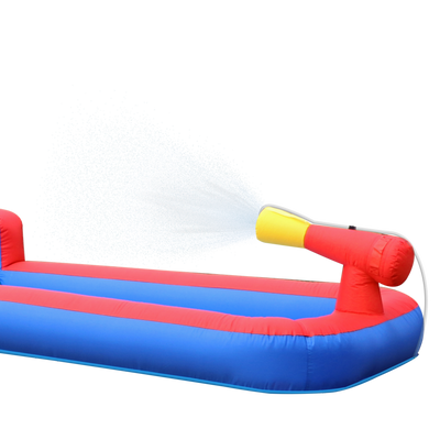 Inflatable Water Slide with Built-In Water Gun