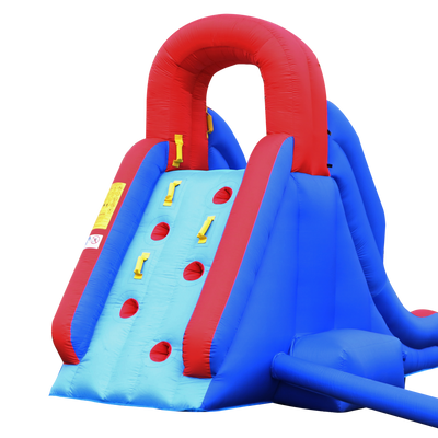 Inflatable Water Slide with Built-In Water Gun