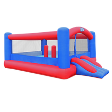 Load image into Gallery viewer, Inflatable Bouncy Castle with Built-In Posts
