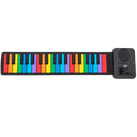 37 Key Rainbow Roll Up Piano