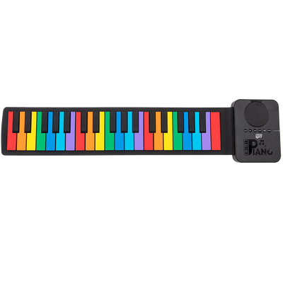 37 Key Rainbow Roll Up Piano