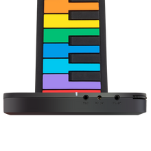 Load image into Gallery viewer, 37 Key Rainbow Roll Up Piano
