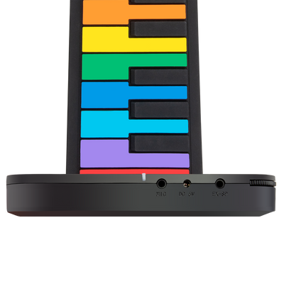 37 Key Rainbow Roll Up Piano