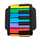 37 Key Rainbow Roll Up Piano
