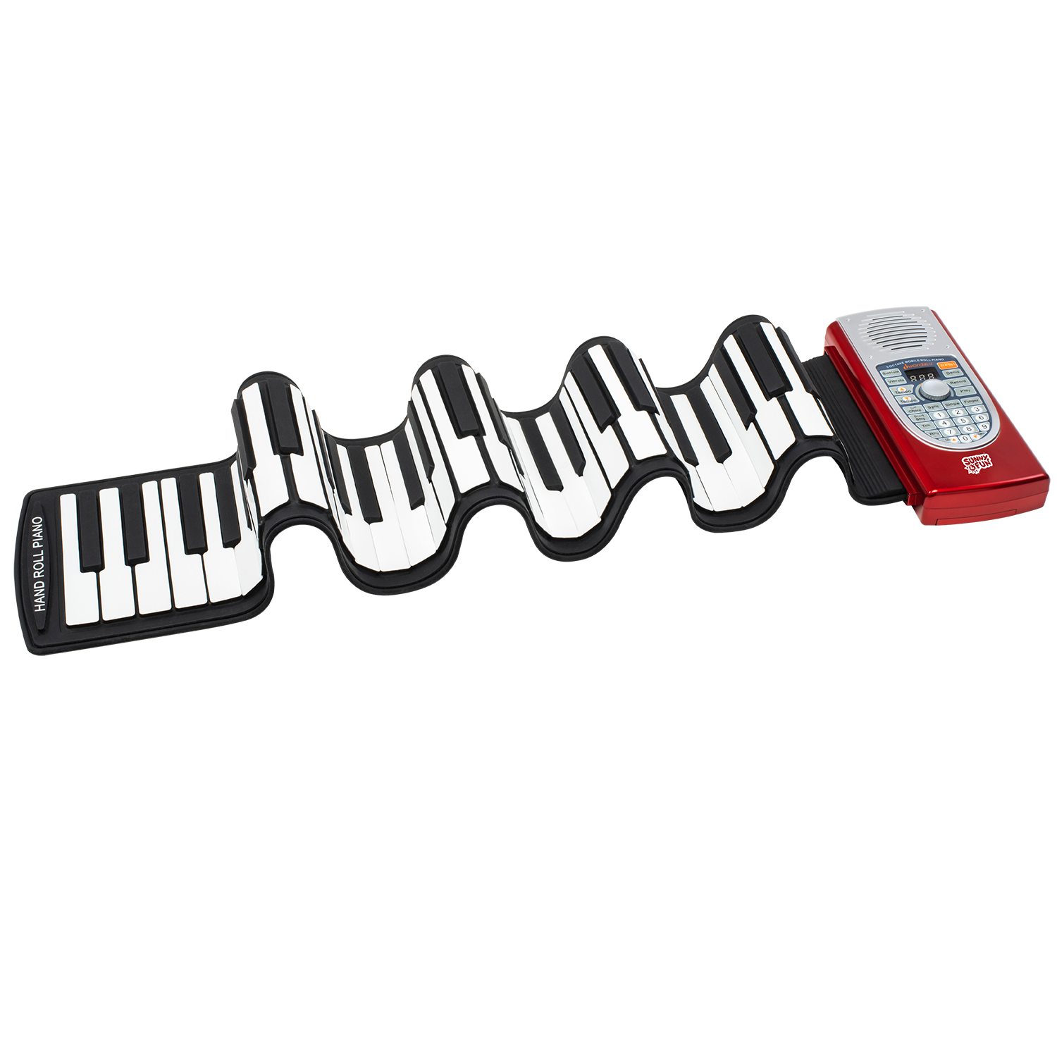 61 Key Rainbow Roll Up Piano – SunnyAndFun