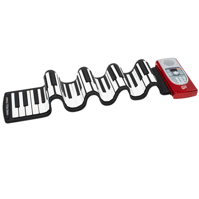 61 Key Rainbow Roll Up Piano