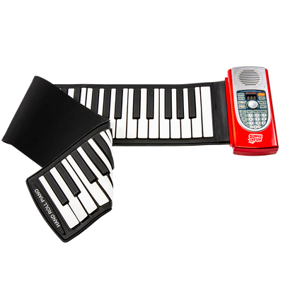 61 Key Rainbow Roll Up Piano