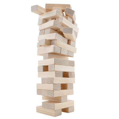 Large Toppling Tower with Storage Crate