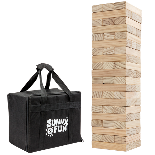 Large Toppling Tower with Carrying Case