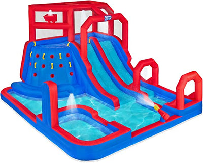 Mega Climb n’ Go Water Park in Blue and Red